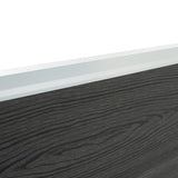 Pannelli Recinzione x10 + Pali LED x11 in Alluminio - Grigio