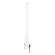 Radiatore piatto monocolonna bianco, 1800 x 280 mm, con finitura liscia e valvole eleganti, ideale per ambienti moderni