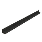 Bordura Flessibile da Giardino 30 x 1,2 m con Martello in Gomma - Nero