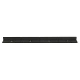 Bordura Flessibile da Giardino 4 x 1,2 m con Martello in Gomma - Nero