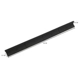 Bordura Flessibile da Giardino 30 x 1,2 m con Martello in Gomma - Nero