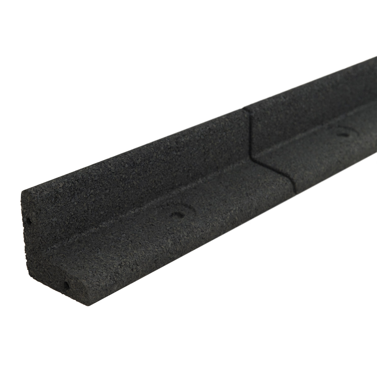 Bordura Flessibile da Giardino 10 x 1,2 m con Martello in Gomma - Nero