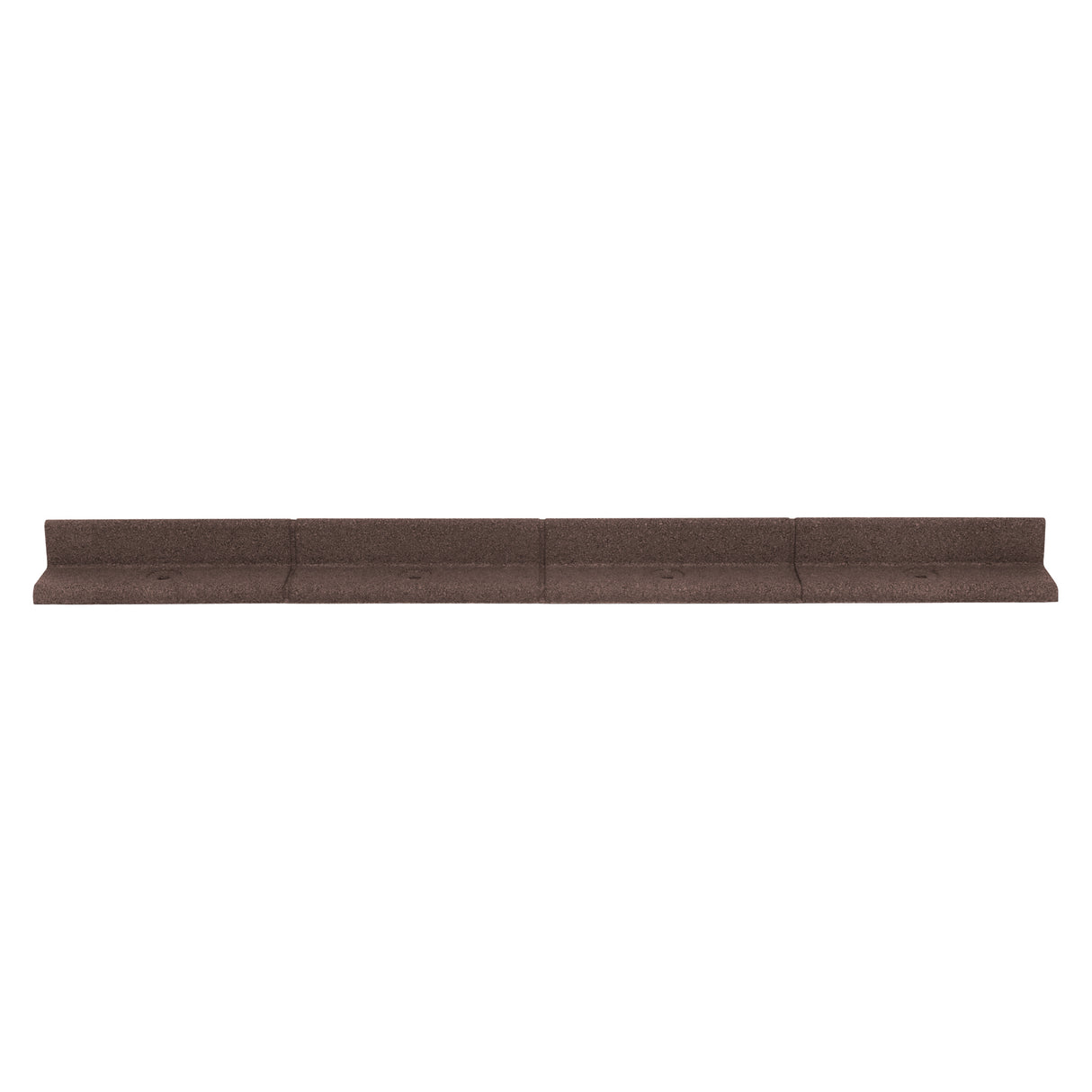 Bordura Flessibile da Giardino 28 x 1,2 m con Martello in Gomma - Marrone