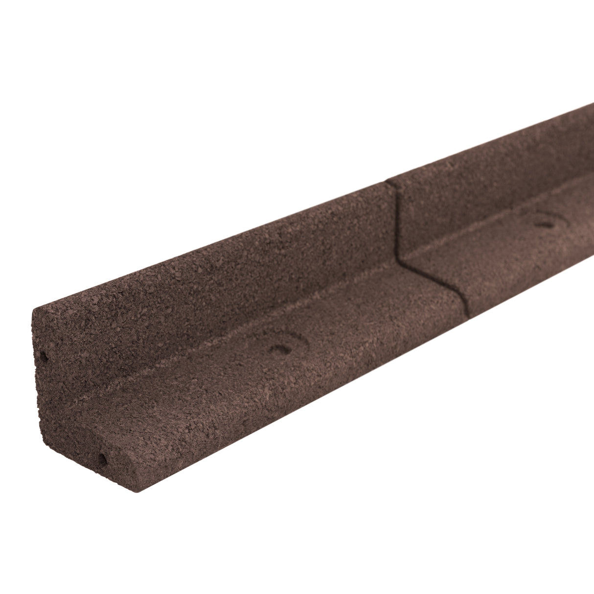 Bordura Flessibile da Giardino 4 x 1,2 m con Martello in Gomma - Marrone