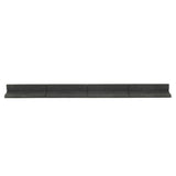 Bordura Flessibile da Giardino 4 x 1,2 m con Martello in Gomma - Grigio