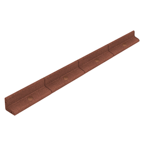Bordura flessibile da giardino in terracotta, lunga 22 m e alta 1,2 m, con texture liscia e dettagli arrotondati per un design elegante