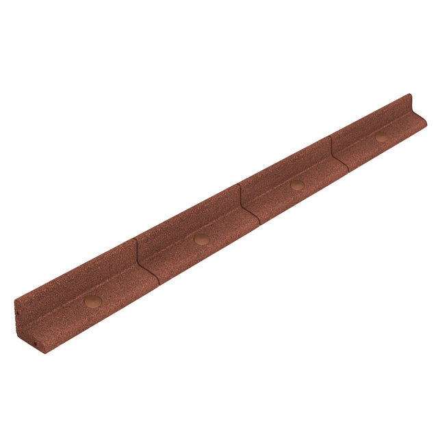 Bordura flessibile da giardino in terracotta, lunga 22 m e alta 1,2 m, con texture liscia e dettagli arrotondati per un design elegante