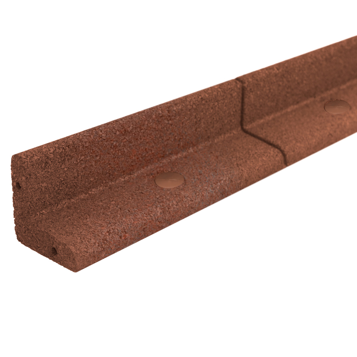 Bordura flessibile da giardino in terracotta, lunga 22 m e alta 1,2 m, con texture ruvida e dettagli in gomma per un facile montaggio