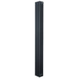 Radiatore tradizionale verticale a 4 colonne, 1800 x 200 mm, finitura antracite, design elegante e linee pulite per interni moderni
