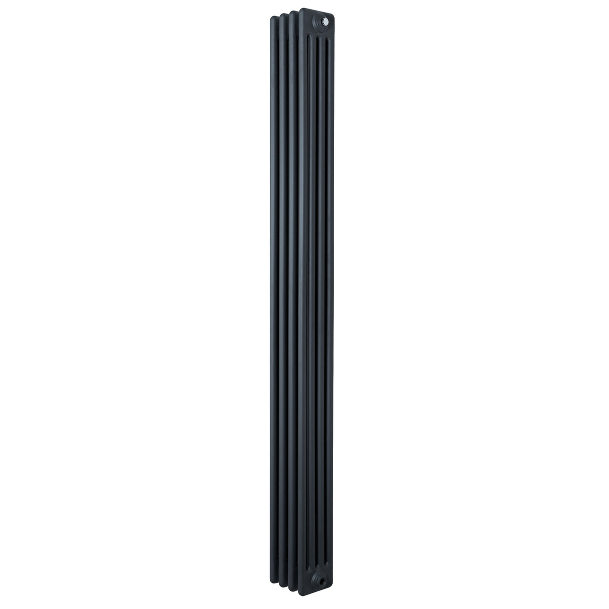 Radiatore tradizionale verticale a 4 colonne, 1800 x 200 mm, finitura antracite, design elegante e linee pulite per interni moderni