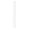 Radiatore verticale a colonna singola, bianco, con finitura liscia e linee moderne, misura 1600 x 280 mm, ideale per riscaldare spazi ridotti