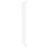 Radiatore verticale a colonna singola, bianco, con finitura liscia e linee moderne, misura 1600 x 280 mm, ideale per riscaldare spazi ridotti