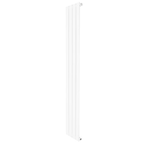 Radiatore verticale a colonna singola, bianco, con finitura liscia e linee moderne, misura 1600 x 280 mm, ideale per riscaldare spazi ridotti