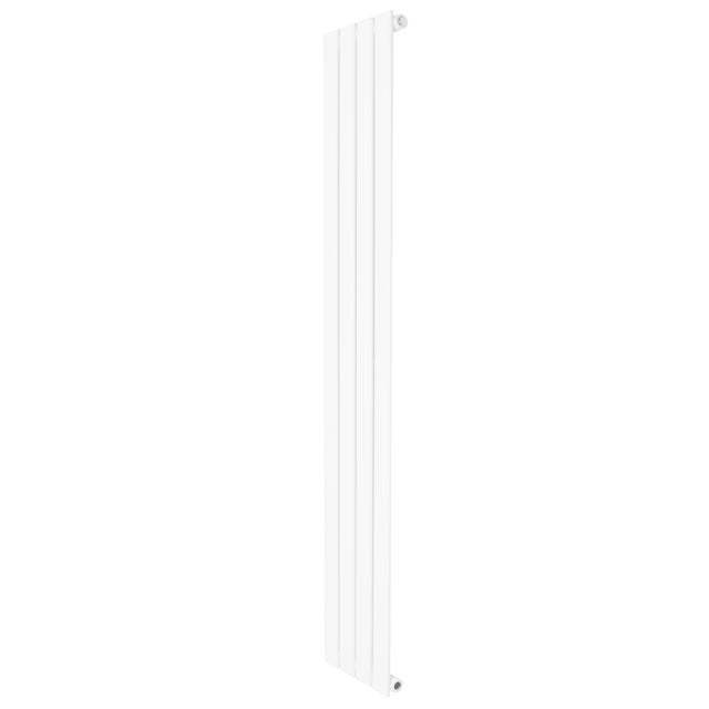Radiatore verticale a colonna singola, bianco, con finitura liscia e linee moderne, misura 1600 x 280 mm, ideale per riscaldare spazi ridotti