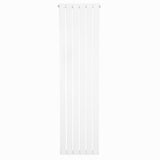 Radiatore piatto a colonna singola verticale, 1600 x 420 mm, finitura bianca lucida, design elegante e moderno, ideale per riscaldare ambienti