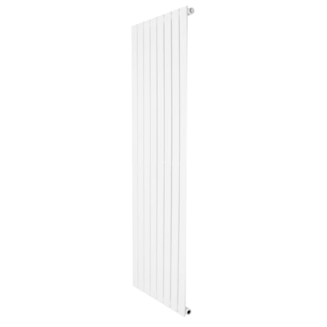 Radiatore piatto a colonna singola verticale, 1600 x 560 mm, finitura bianca, design elegante e moderno, ideale per riscaldare ambienti