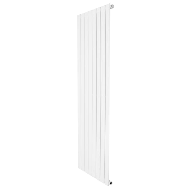 Radiatore piatto a colonna singola verticale, 1600 x 560 mm, finitura bianca, design elegante e moderno, ideale per riscaldare ambienti