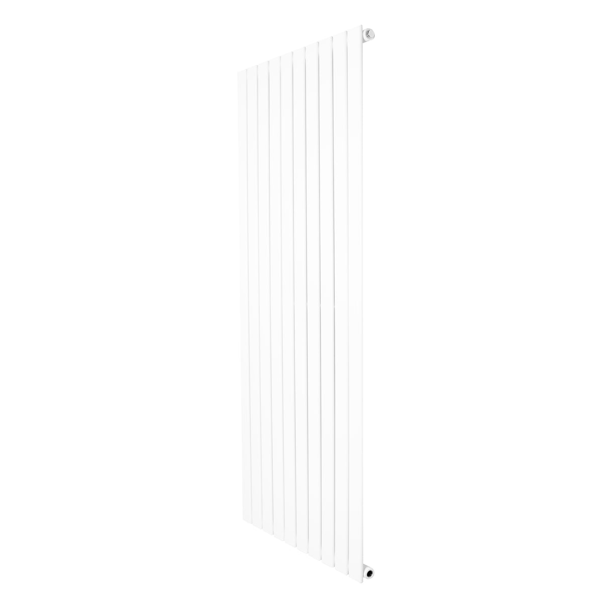 Radiatore verticale a colonna singola, 1600 x 700 mm, finitura bianca lucida, design moderno e lineare, ideale per riscaldamento elegante