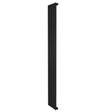 Radiatore verticale a colonna singola, 1800 x 280 mm, finitura nera opaca, design moderno e lineare, ideale per spazi contemporanei