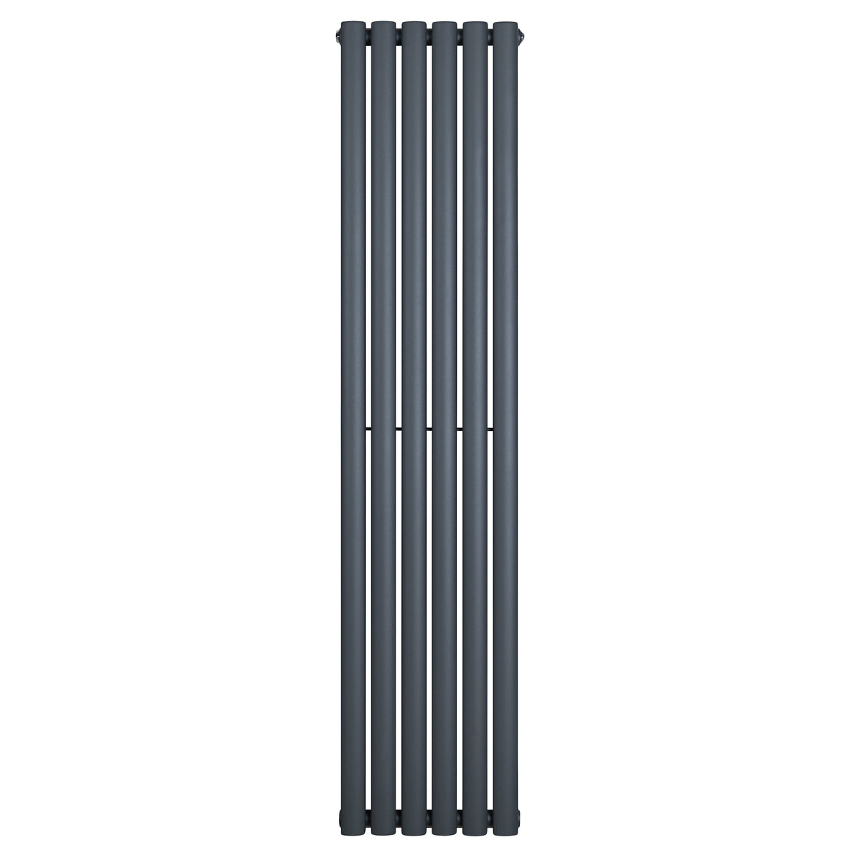 Radiatore Ovale a Colonna Singola Verticale 1600 x 360 mm Antracite