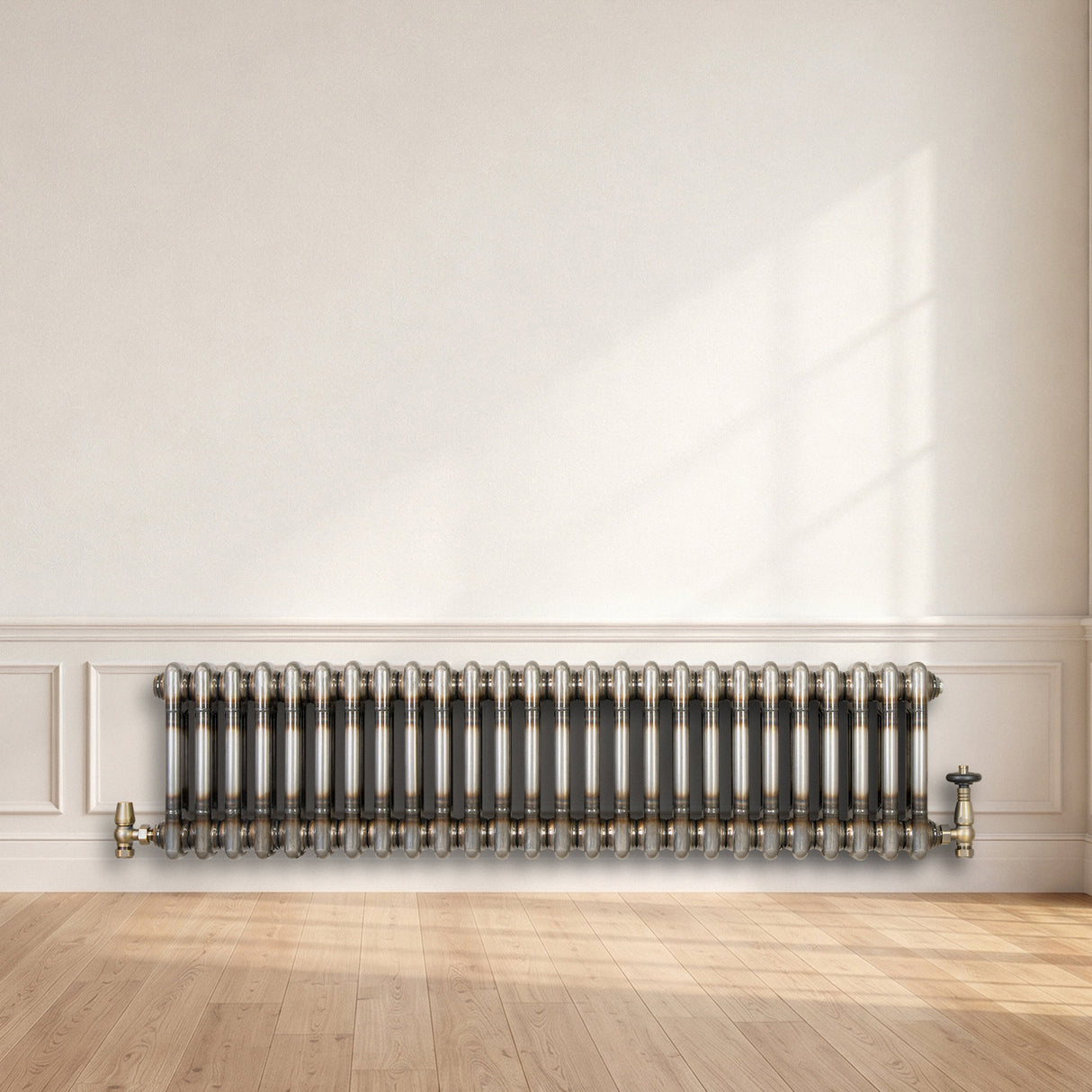 Radiatore Tradizionale 2 Colonne - 300 x 1090 mm - Metallo Grezzo