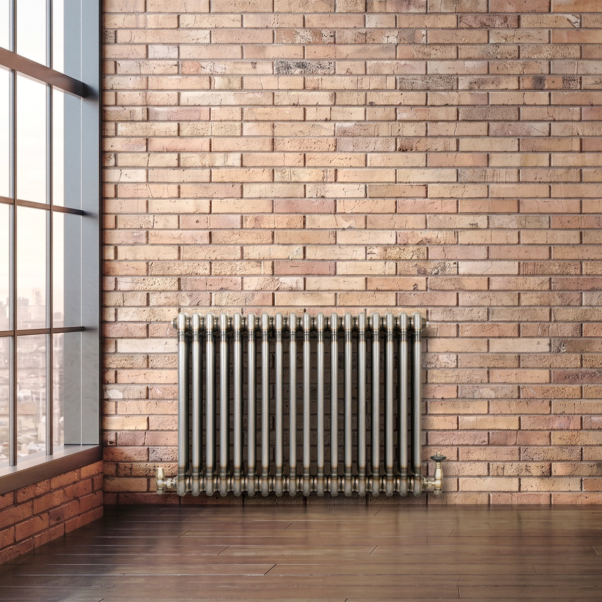 Radiatore Tradizionale 3 Colonne - 600 x 830 mm - Metallo Grezzo