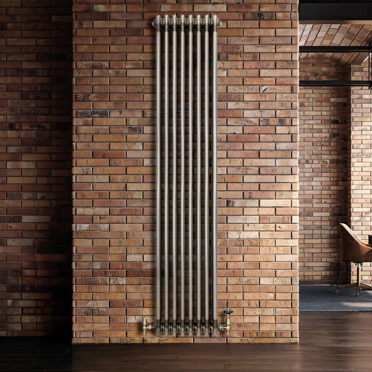 Radiatore Tradizionale 3 Colonne - 1800 x 380 mm - Metallo Grezzo