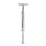 Radiatore Scaldasalviette Tradizionale 950 x 480 mm Bianco con Barra Cromata