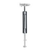 Radiatore Scaldasalviette Tradizionale 950 x 660 mm Grigio Antracite con Barra Cromata