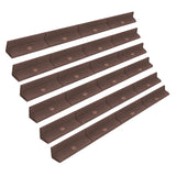 Bordura Giardino Flessibile 6 x 1,2 m - Marrone