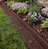 Bordura Giardino Flessibile 6 x 1,2 m - Marrone