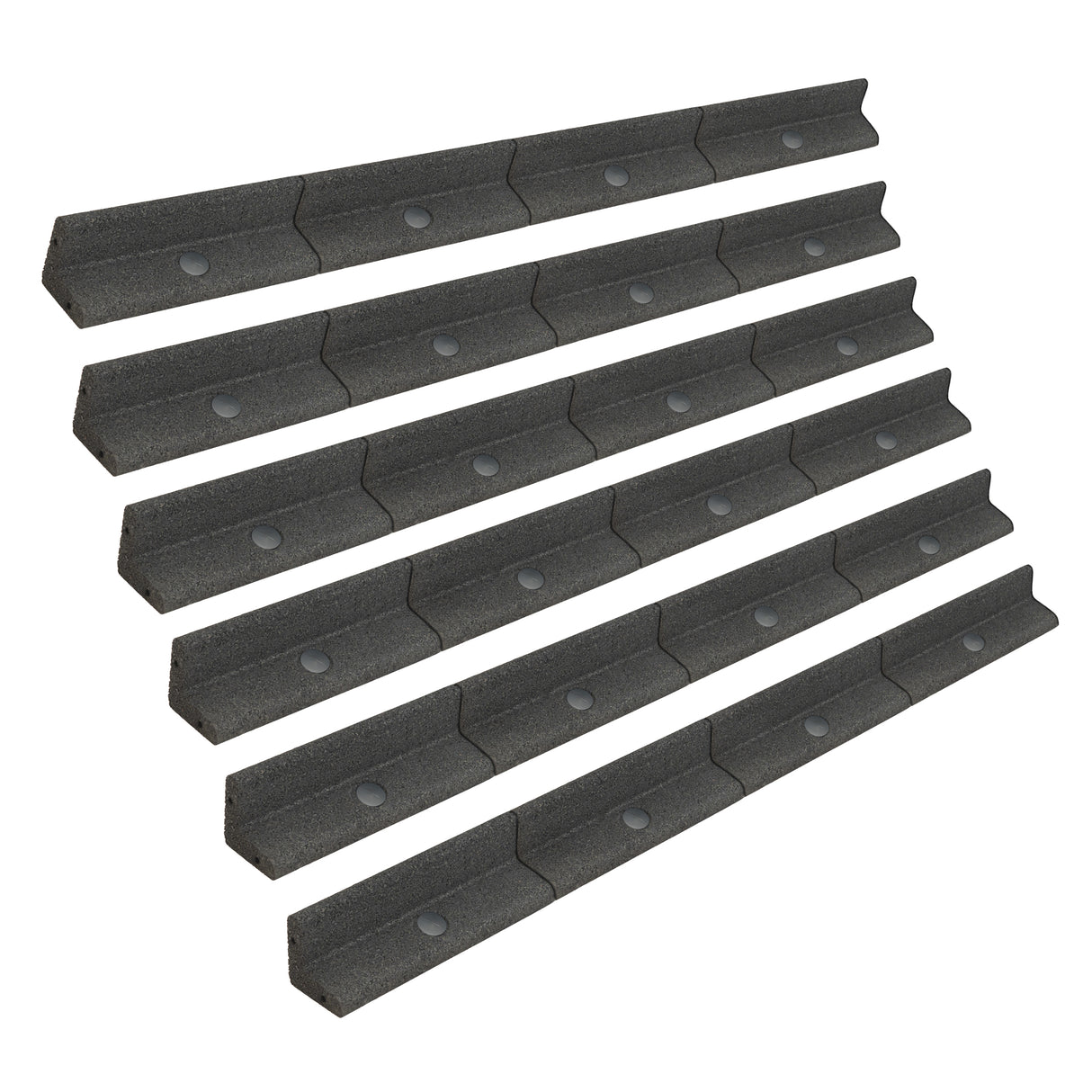 Bordura Giardino Flessibile 6 x 1,2 m - Grigia