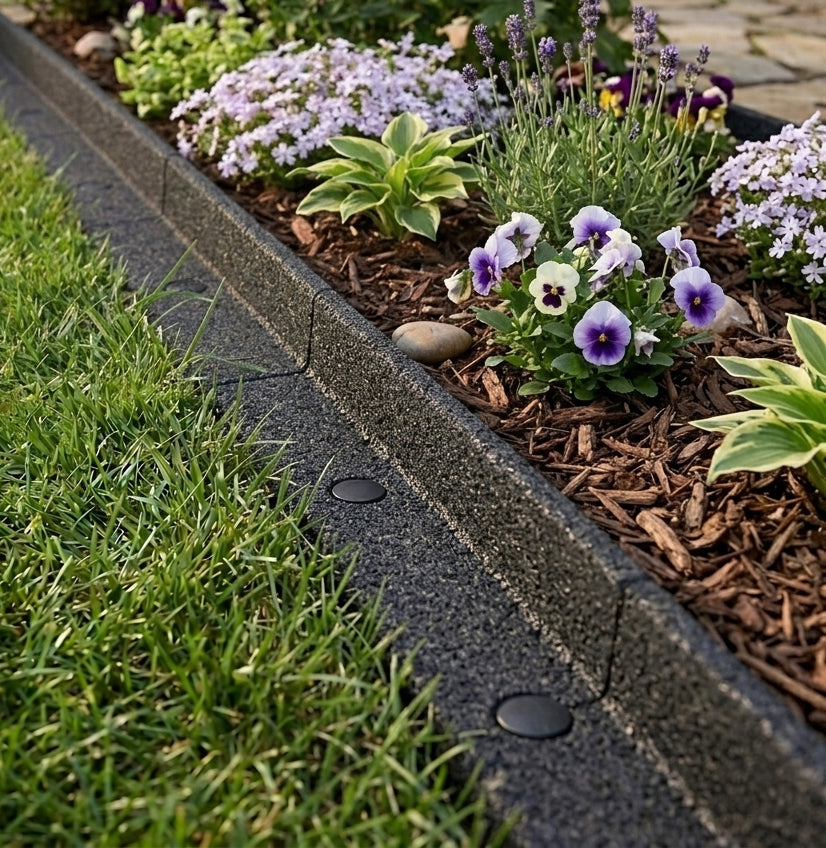 Bordura Giardino Flessibile 6 x 1,2 m - Grigia