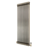 Radiatore Tradizionale a 2 Colonne con Valvole - 1800 x 560 mm - Metallo Grezzo