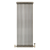 Radiatore Tradizionale a 2 Colonne con Valvole - 1800 x 560 mm - Metallo Grezzo