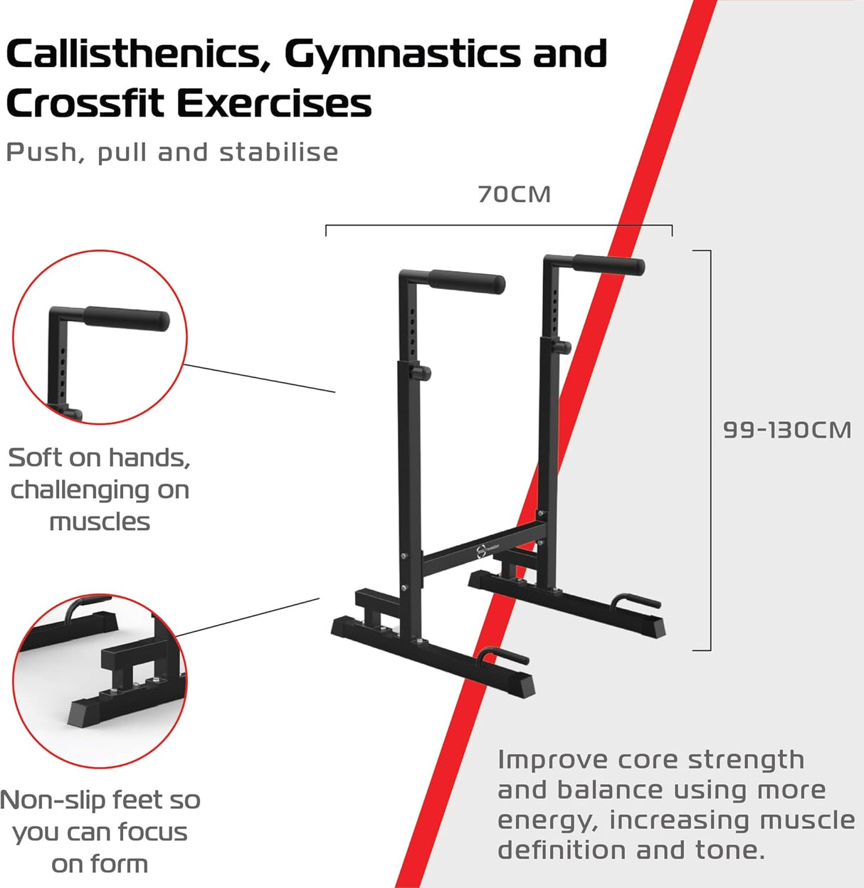 Parallettes XL per Dip
