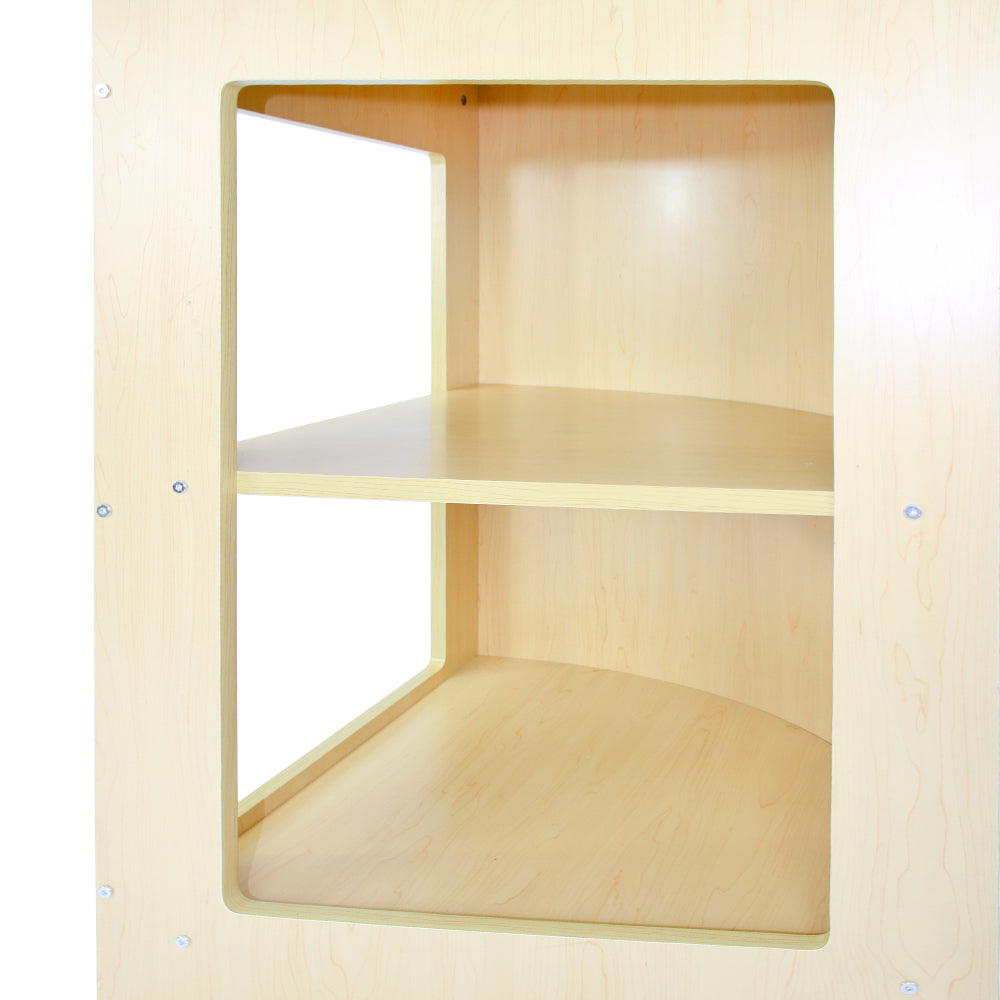 Bancone angolare per negozi al dettaglio CM60 - Acero