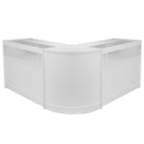 Set di espositori da banco e da vendita al dettaglio Fusion bianco brillante