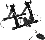 Rullo magnetico Velo Pro nero con struttura robusta, ruote in metallo e manopole di regolazione per un allenamento stabile e sicuro