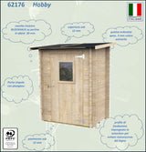 Casetta Bh19 Hobby Monofalda 146x98 cm PSF pefc