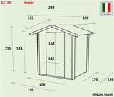 Casetta Bh19 Hobby 198x198 cm PDF pefc