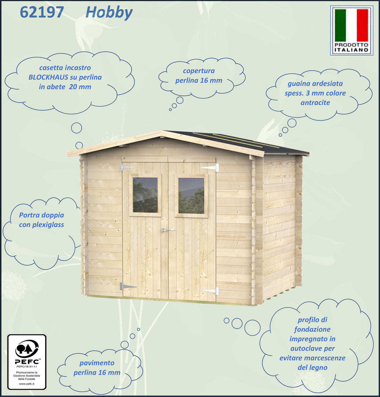 Casetta Bh19 Hobby 248x198 cm PDF pefc
