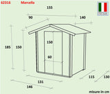 Casetta Bh16 Marcella 146x130 mm PSC pefc