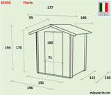 Casetta Bh16 Flavia 146x130 cm PSF pefc