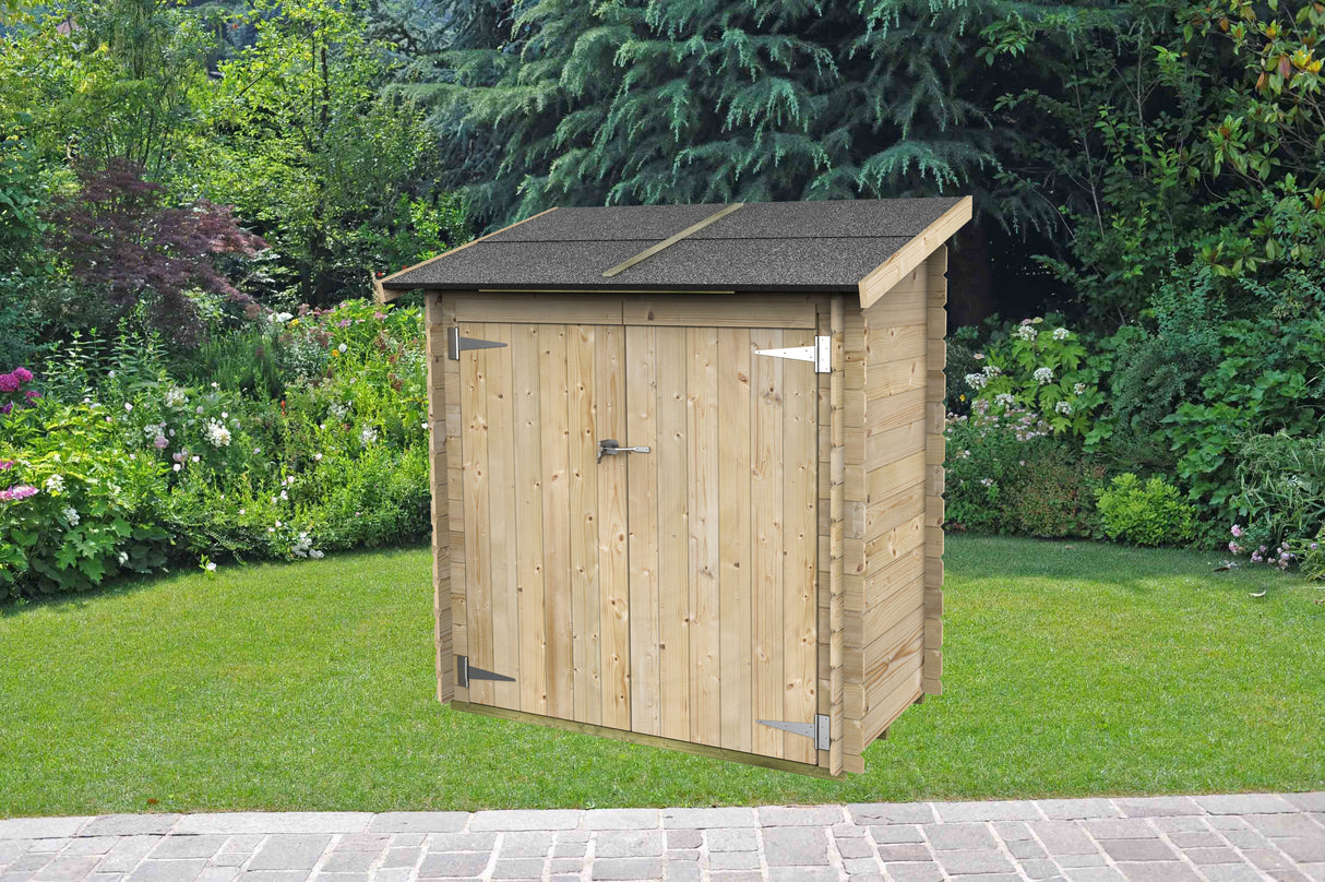 Casetta Bh16 Ambrogio Addossata 155x85 cm PDC pefc color verde