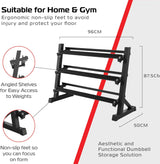 Supporto Manubri 3 Ripiani Largo Body Revolution