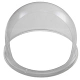Cupola trasparente in plastica, con forma semicircolare e bordo liscio, ideale per proteggere piante o alimenti da agenti esterni