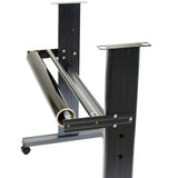 Taglierina per vinile da 720 mm con supporto in metallo nero, dotata di rulli per un taglio preciso e stabile, design robusto e funzionale