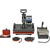 Taglierina per vinile 5 in 1 con base nera, manico ergonomico, display digitale e accessori per stampa su vari materiali