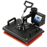 Taglierina per vinile 5 in 1, con base nera, maniglia ergonomica, display digitale e piastre intercambiabili per diverse applicazioni